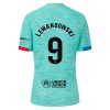 Maillot de Supporter FC Barcelone Lewandowski 9 Troisième 2023-24 Pour Enfant